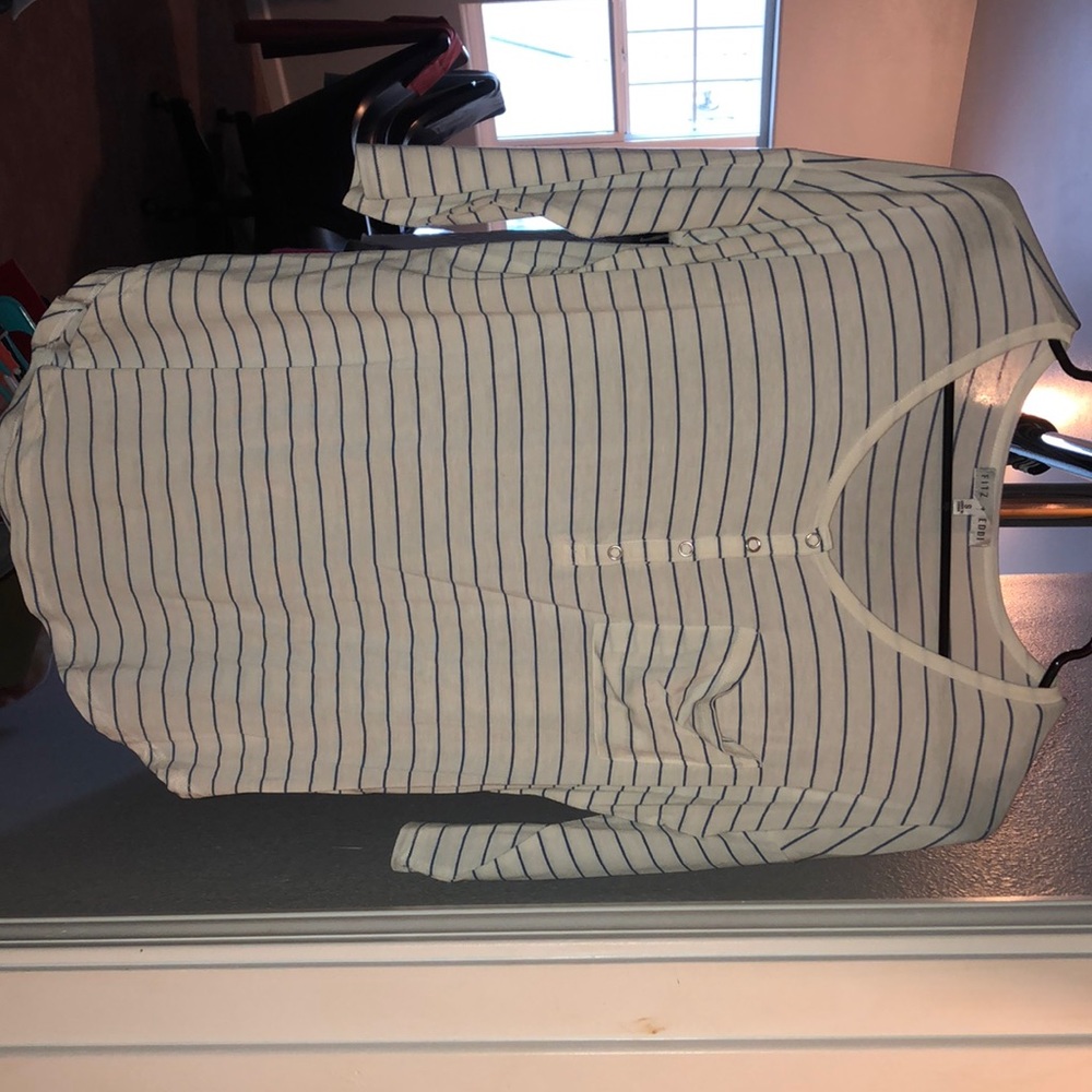 half sleeve stripped t-shirt